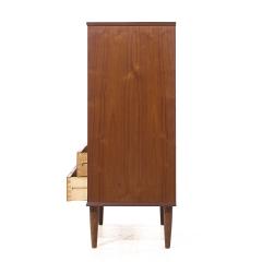 Arne Vodder Arne Vodder Style Mid Century Danish Teak Armoire - 3938357