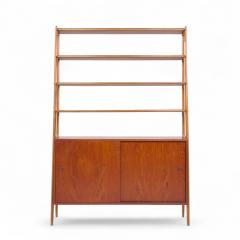 Arne Vodder Arne Vodder Style Mid Century Danish Teak Book Shelf Credenza - 4299869