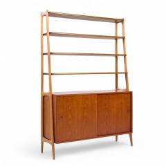 Arne Vodder Arne Vodder Style Mid Century Danish Teak Book Shelf Credenza Pair - 4300283