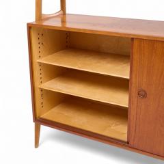 Arne Vodder Arne Vodder Style Mid Century Danish Teak Book Shelf Credenza Pair - 4300286
