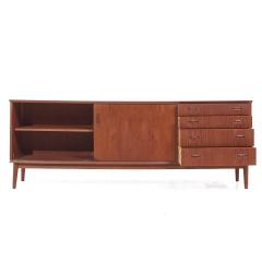 Arne Vodder Arne Vodder Style Mid Century Teak Credenza - 4496570