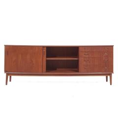 Arne Vodder Arne Vodder Style Mid Century Teak Credenza - 4496571