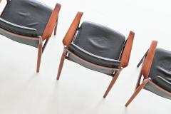 Arne Vodder Arne Vodder armchairs model 432 in rosewood Sibast Furniture Denmark 1960 - 3682220