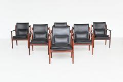 Arne Vodder Arne Vodder armchairs model 432 in rosewood Sibast Furniture Denmark 1960 - 3682223