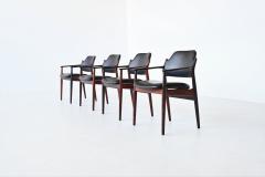 Arne Vodder Arne Vodder armchairs model 62A in rosewood Sibast Mobler Denmark 1960 - 3697085