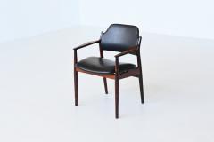 Arne Vodder Arne Vodder armchairs model 62A in rosewood Sibast Mobler Denmark 1960 - 3697089