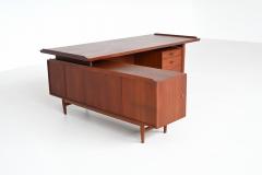 Arne Vodder Arne Vodder executive desk and return in teak Sibast Denmark 1960 - 4011919