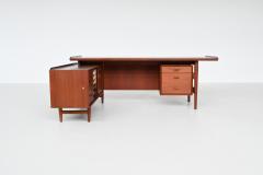 Arne Vodder Arne Vodder executive desk and return in teak Sibast Denmark 1960 - 4011920