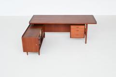 Arne Vodder Arne Vodder executive desk and return in teak Sibast Denmark 1960 - 4011921