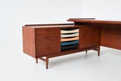 Arne Vodder Arne Vodder executive desk and return in teak Sibast Denmark 1960 - 4011924