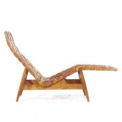 Arne Vodder Arne Vodder for Bovirke Patinated Leather Chaise Longue - 3839461