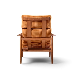 Arne Vodder Arne Vodder for France Daverkosen FD164 Danish Teak Reclining Lounge Chair - 4756589