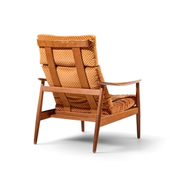 Arne Vodder Arne Vodder for France Daverkosen FD164 Danish Teak Reclining Lounge Chair - 4756590