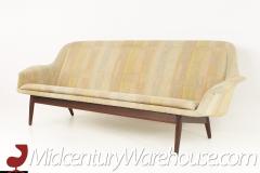 Arne Vodder Arne Vodder for George Tanier Mid Century Danish Walnut Loveseat - 2366783