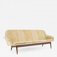Arne Vodder Arne Vodder for George Tanier Mid Century Danish Walnut Loveseat - 2374558