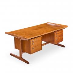 Arne Vodder Arne Vodder for HP Hansen Mid Century Danish Teak Executive Desk - 4492039