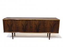 Arne Vodder Arne Vodder for P Olsen Sibast Mobler Rosewood Tambour Credenza Sideboard - 1053901