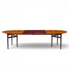 Arne Vodder Arne Vodder for Sibast Danish Rosewood Expanding Oval Dining Table with 2 Leaves - 4569347