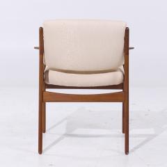 Arne Vodder Arne Vodder for Sibast Elle Ella MCM Teak Side and Captain Chairs Set of 6 - 4051483