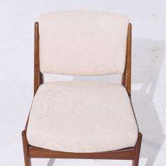 Arne Vodder Arne Vodder for Sibast Elle Ella MCM Teak Side and Captain Chairs Set of 6 - 4051484