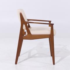 Arne Vodder Arne Vodder for Sibast Elle Ella MCM Teak Side and Captain Chairs Set of 6 - 4051485