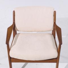 Arne Vodder Arne Vodder for Sibast Elle Ella MCM Teak Side and Captain Chairs Set of 6 - 4051486