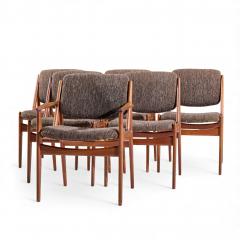 Arne Vodder Arne Vodder for Sibast Elle and Ella Danish Teak Dining Chairs Set of 6 - 4417899