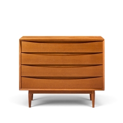 Arne Vodder Arne Vodder for Sibast Mid Century Danish Teak 4 Drawer Dresser - 4731308