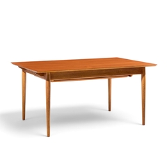 Arne Vodder Arne Vodder for Sibast Mid Century Danish Teak Dining Table with 2 Leaves - 4751866