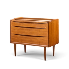 Arne Vodder Arne Vodder for Sibast Mid Century Danish Teak Dressing Table Vanity Dresser - 4729174