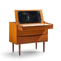 Arne Vodder Arne Vodder for Sibast Mid Century Danish Teak Dressing Table Vanity Dresser - 4729179