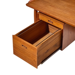 Arne Vodder Arne Vodder for Sibast Mid Century Danish Teak Executive Desk - 4774254