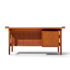 Arne Vodder Arne Vodder for Sibast Mid Century Danish Teak Executive Desk - 4774256