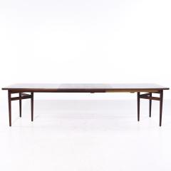 Arne Vodder Arne Vodder for Sibast Model 201 MCM Rosewood Expanding Dining Table 2 Leaves - 4088494
