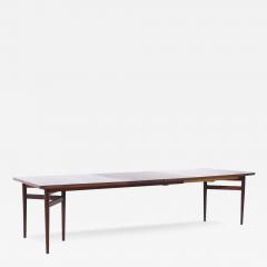 Arne Vodder Arne Vodder for Sibast Model 201 MCM Rosewood Expanding Dining Table 2 Leaves - 4090656