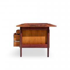Arne Vodder Arne Vodder for Sibast Model 207 Mid Century Brazilian Rosewood Executive Desk - 4562427