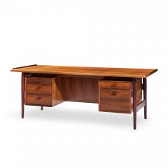 Arne Vodder Arne Vodder for Sibast Model 207 Mid Century Brazilian Rosewood Executive Desk - 4562429