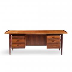 Arne Vodder Arne Vodder for Sibast Model 207 Mid Century Brazilian Rosewood Executive Desk - 4562430