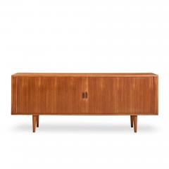 Arne Vodder Arne Vodder for Sibast Model 37 Danish Teak Tambour Door Sideboard Credenza - 4498223