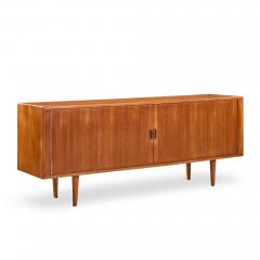Arne Vodder Arne Vodder for Sibast Model 37 Danish Teak Tambour Door Sideboard Credenza - 4498224