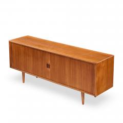 Arne Vodder Arne Vodder for Sibast Model 37 Danish Teak Tambour Door Sideboard Credenza - 4498229