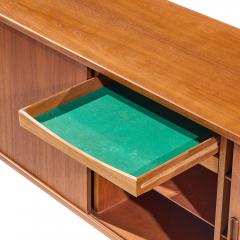 Arne Vodder Arne Vodder for Sibast Model 37 Danish Teak Tambour Door Sideboard Credenza - 4498230