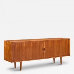 Arne Vodder Arne Vodder for Sibast Model 37 Danish Teak Tambour Door Sideboard Credenza - 4498984