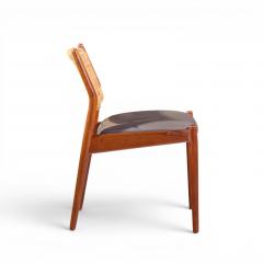 Arne Vodder Arne Vodder for Sibast Model 51 Danish Teak and Cane Dining Chairs Set of 6 - 4580305