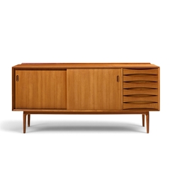 Arne Vodder Arne Vodder for Sibast PD29 Mid Century Danish Teak Credenza - 4747989