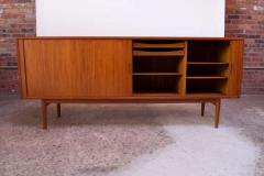 Arne Vodder Arne Vodder for Sibast Tambour Door Teak Credenza Model 37 - 1749926