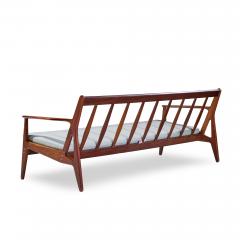 Arne Vodder Arne Vodder for Vamo M belfabrik Model 6 Mid Century Danish Teak Sofa - 4496317