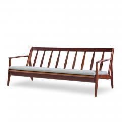 Arne Vodder Arne Vodder for Vamo M belfabrik Model 6 Mid Century Danish Teak Sofa - 4496318