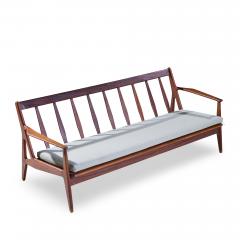 Arne Vodder Arne Vodder for Vamo M belfabrik Model 6 Mid Century Danish Teak Sofa - 4496322