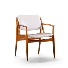 Arne Vodder Arne Vodder for Vamo S nderborg Ella Mid Century Danish Teak Dining Chair - 4746851